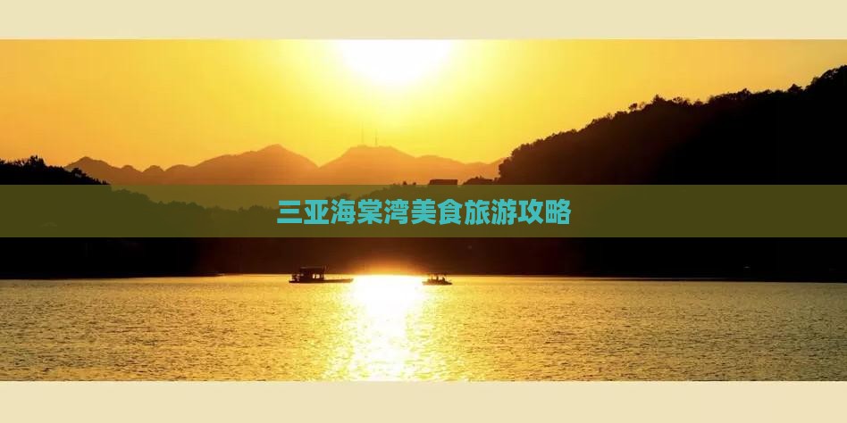 天津去三亚海棠湾旅游小吃 天津去三亚海棠湾旅游小吃