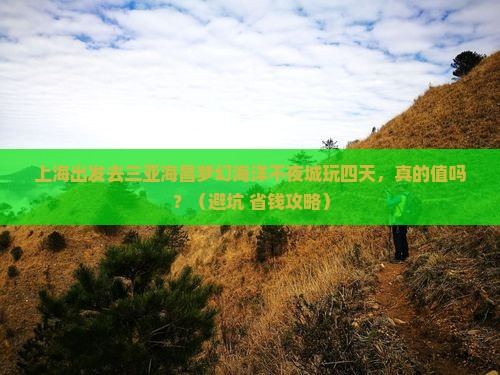 上海前往三亚海昌梦幻海洋不夜城四日游