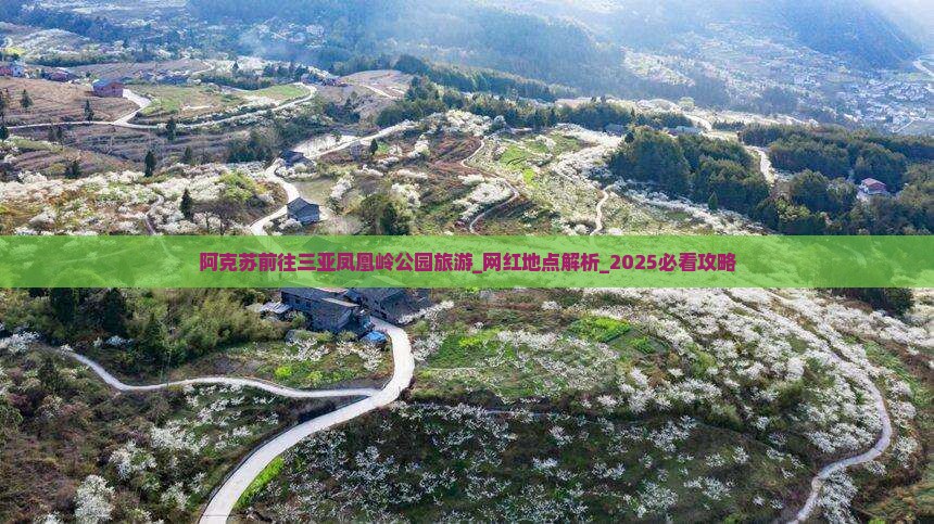 阿克苏前往三亚凤凰岭公园旅游网红地点