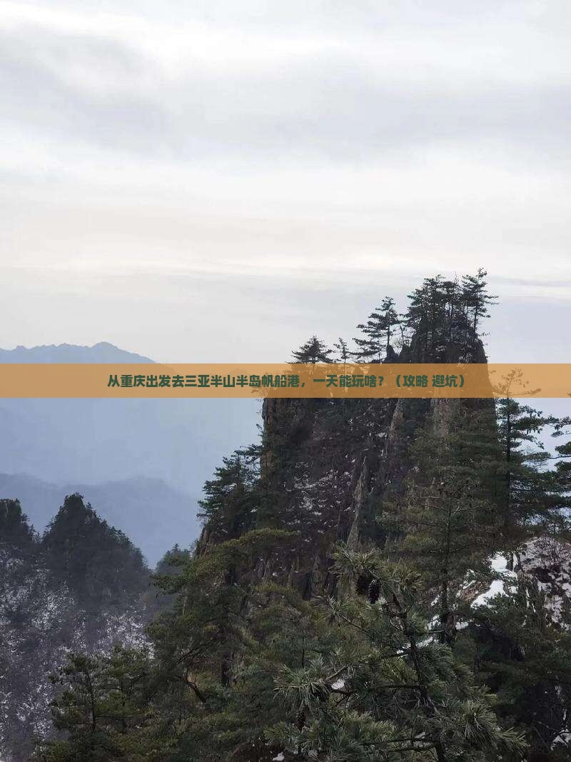 重庆去三亚半山半岛帆船港一日游