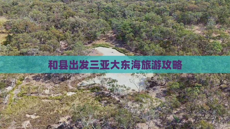 和县出发三亚大东海团体旅游