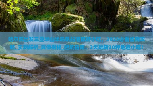 哈尔滨出发三亚半山半岛帆船港旅游小吃