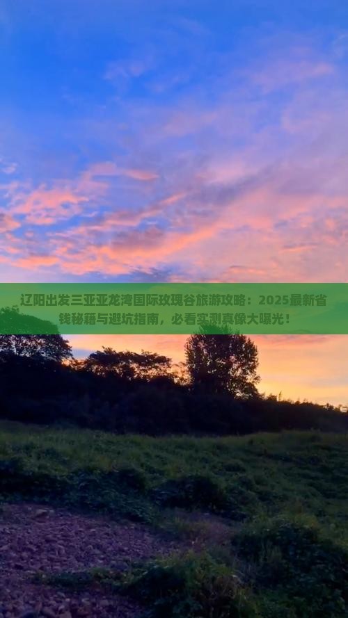 辽阳出发三亚亚龙湾国际玫瑰谷旅游