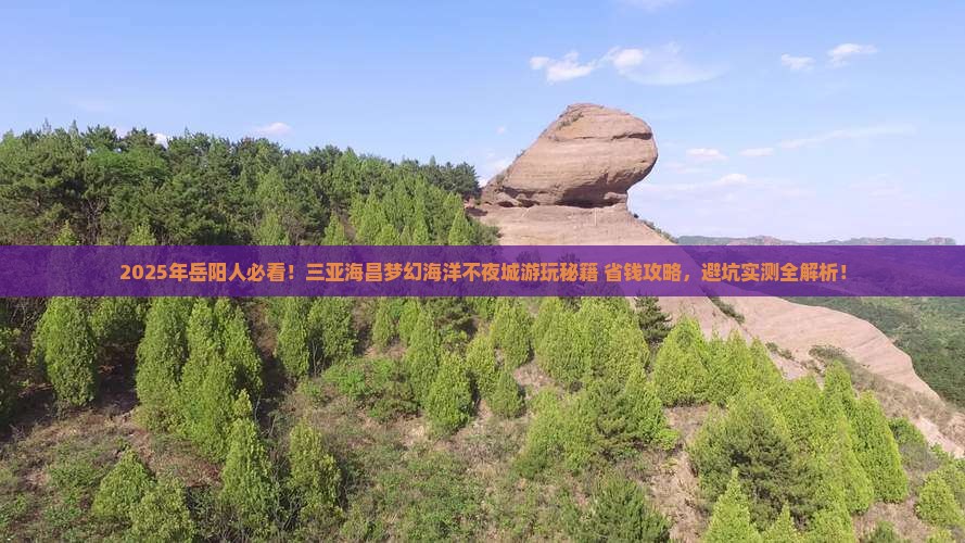 岳阳前往三亚海昌梦幻海洋不夜城哪里玩