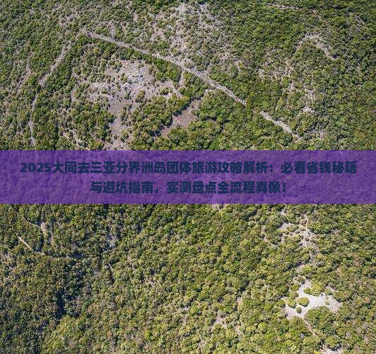 大同去三亚分界洲岛团体旅游