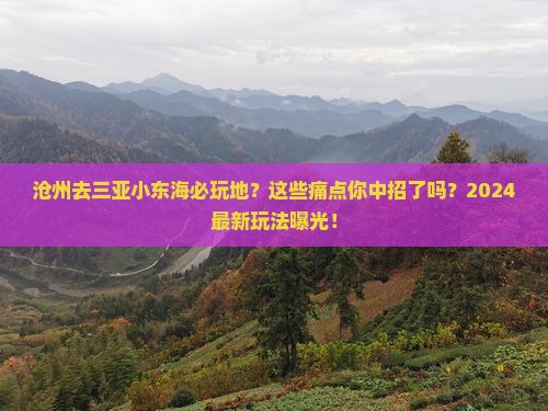 沧州去三亚小东海必玩地