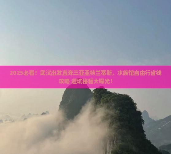 武汉前往三亚亚特兰蒂斯水族馆自由团