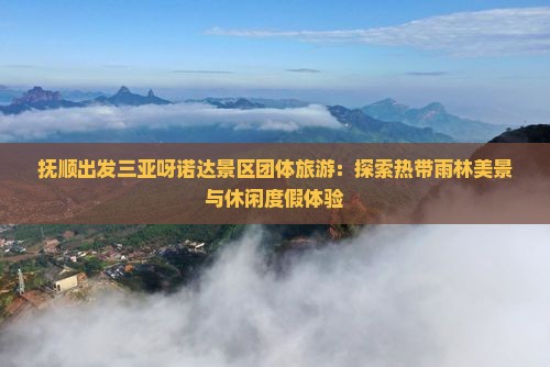 抚顺出发三亚呀诺达景区团体旅游