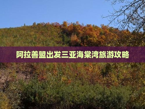 阿拉善盟出发三亚海棠湾必玩地