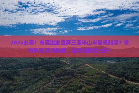 东莞出发三亚半山半岛帆船港旅行社 东莞出发三亚半山半岛帆船港旅行社
