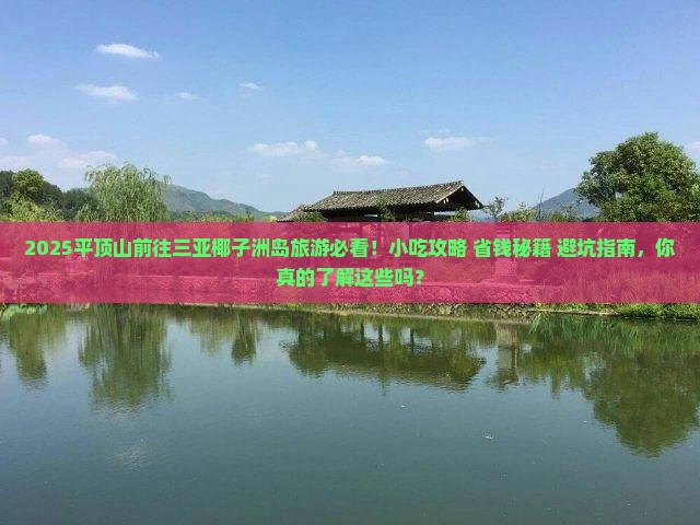 平顶山前往三亚椰子洲岛旅游小吃
