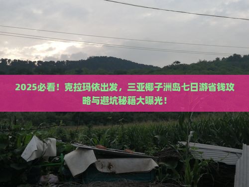克拉玛依前往三亚椰子洲岛七日游