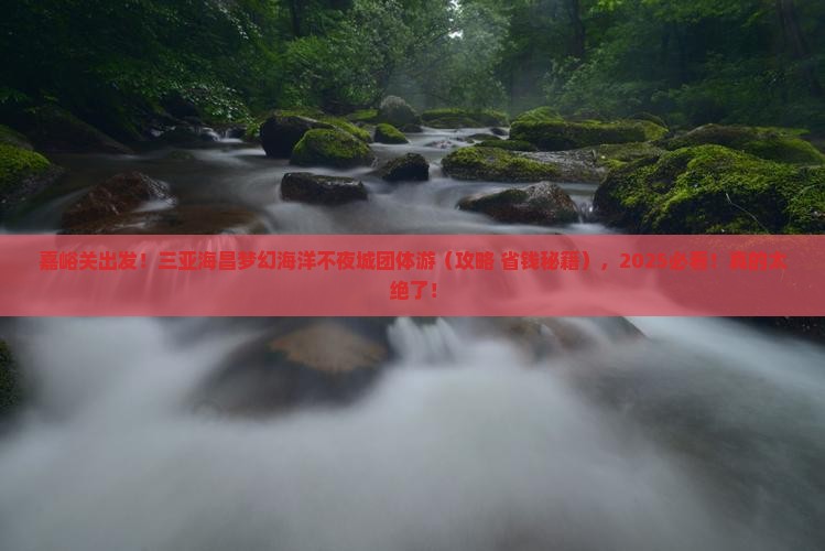 嘉峪关去三亚海昌梦幻海洋不夜城团体旅游