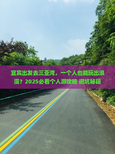 宜宾去三亚三亚湾个人游