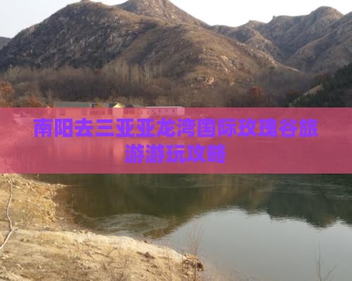 南阳去三亚亚龙湾国际玫瑰谷攻略