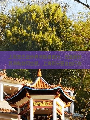 上海去三亚分界洲岛自由行