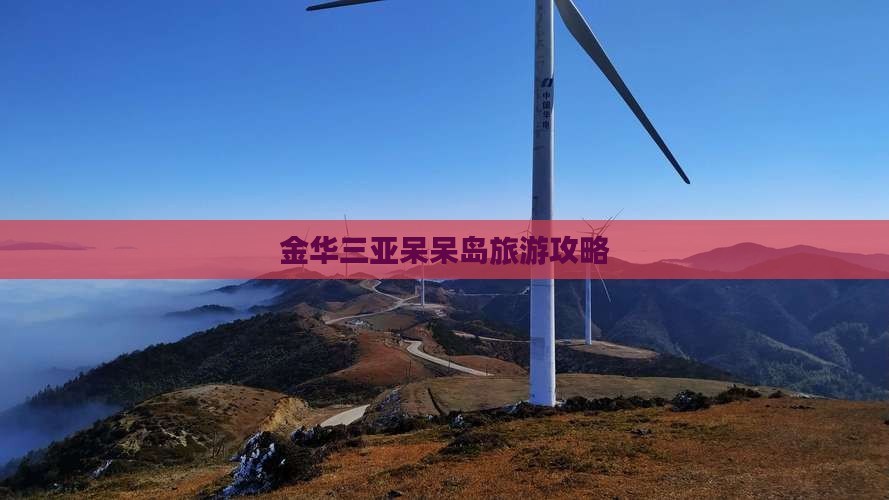 金华前往三亚呆呆岛旅游打卡点