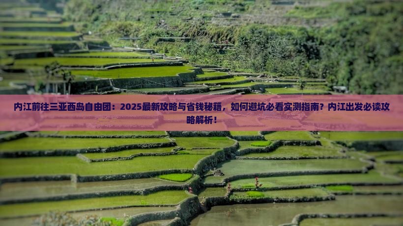 内江前往三亚西岛自由团