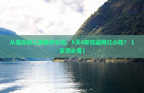 临汾前往三亚椰梦长廊旅游小吃
