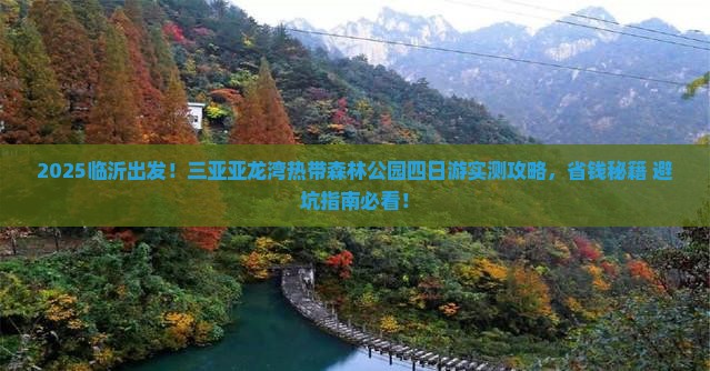 临沂前往三亚亚龙湾热带森林公园四日游