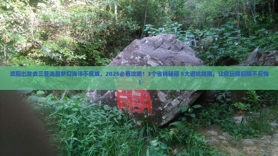 资阳出发三亚海昌梦幻海洋不夜城旅游网红地点