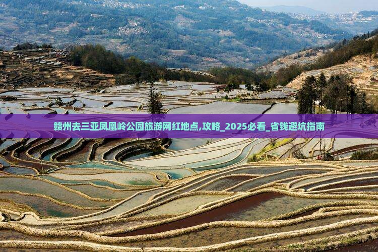 赣州去三亚凤凰岭公园旅游网红地点