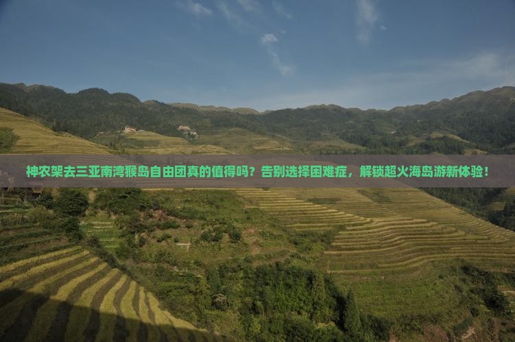神农架去三亚南湾猴岛自由团