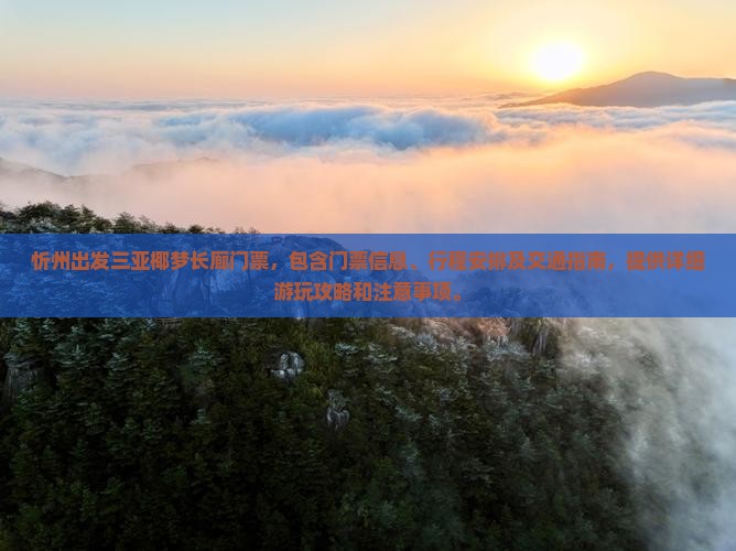 忻州出发三亚椰梦长廊门票