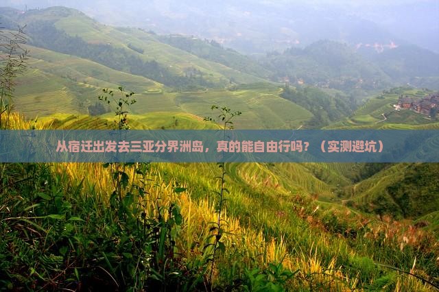宿迁出发三亚分界洲岛自由行 宿迁出发三亚分界洲岛自由行