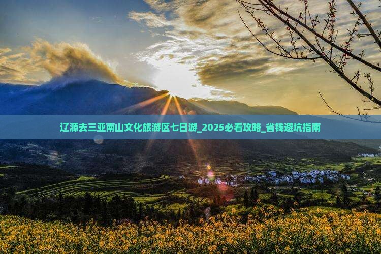 辽源去三亚南山文化旅游区七日游