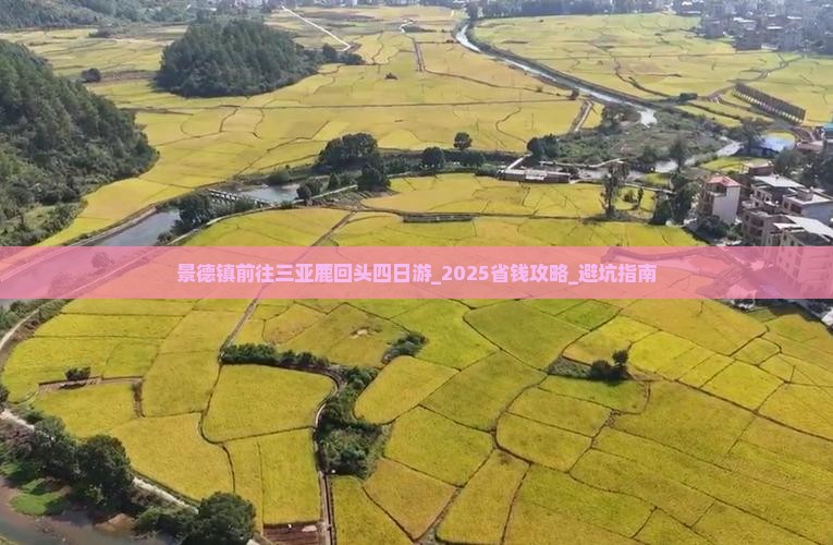 景德镇前往三亚鹿回头四日游