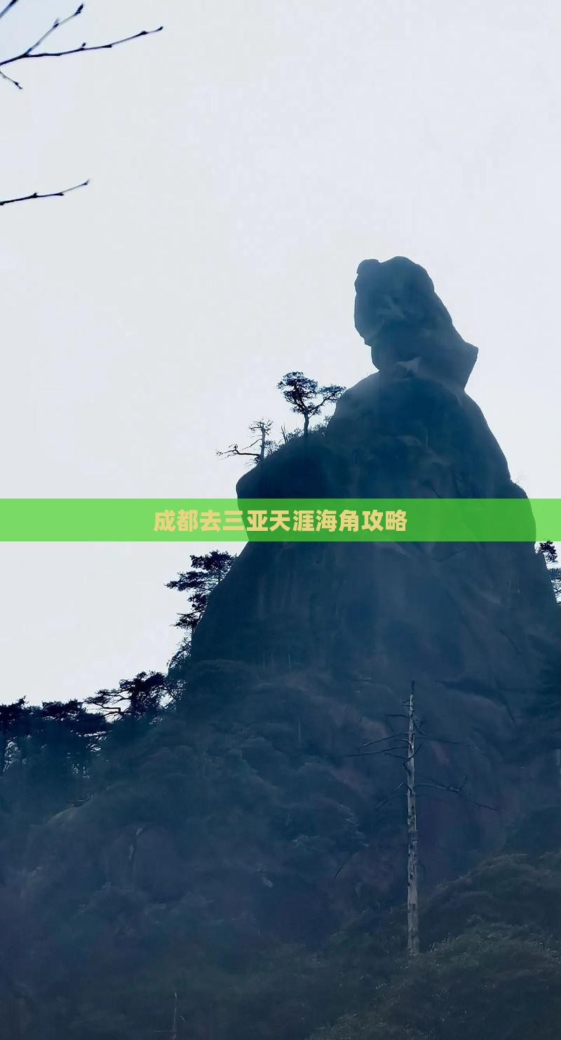 成都去三亚天涯海角攻略