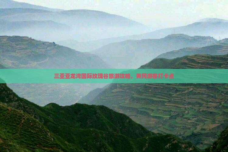 黄冈去三亚亚龙湾国际玫瑰谷旅游打卡点