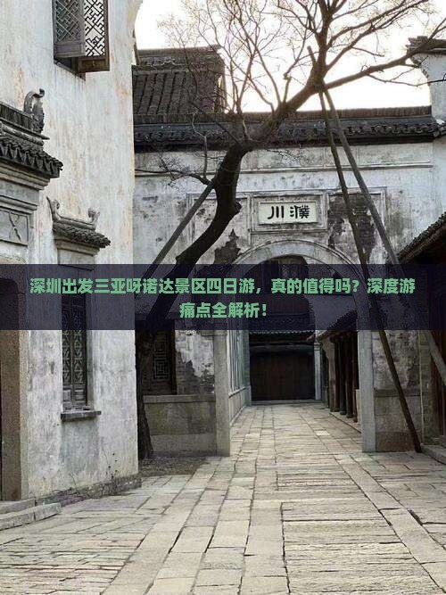 深圳出发三亚呀诺达景区四日游