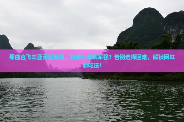 那曲前往三亚天涯海角旅游小吃