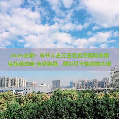 毕节去三亚亚龙湾国际玫瑰谷旅游网红地点