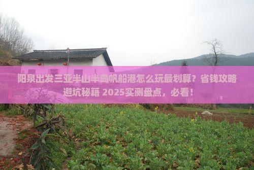 阳泉出发三亚半山半岛帆船港哪里玩