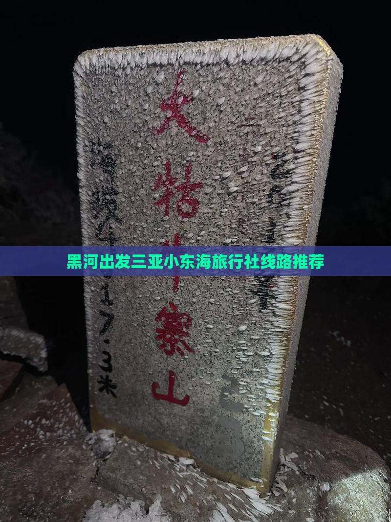 黑河出发三亚小东海旅行社