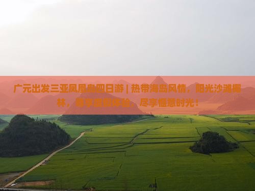广元出发三亚凤凰岛四日游