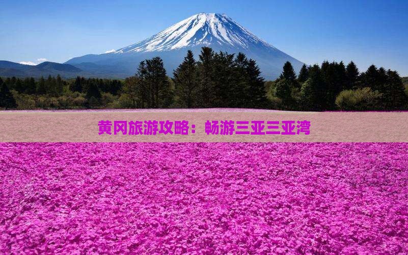 黄冈去三亚三亚湾攻略