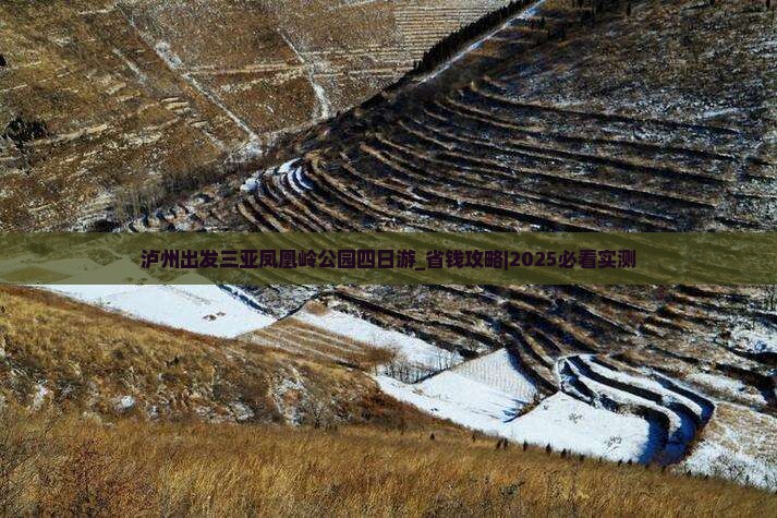 泸州出发三亚凤凰岭公园四日游