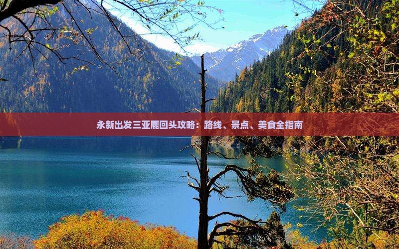 永新出发三亚鹿回头攻略