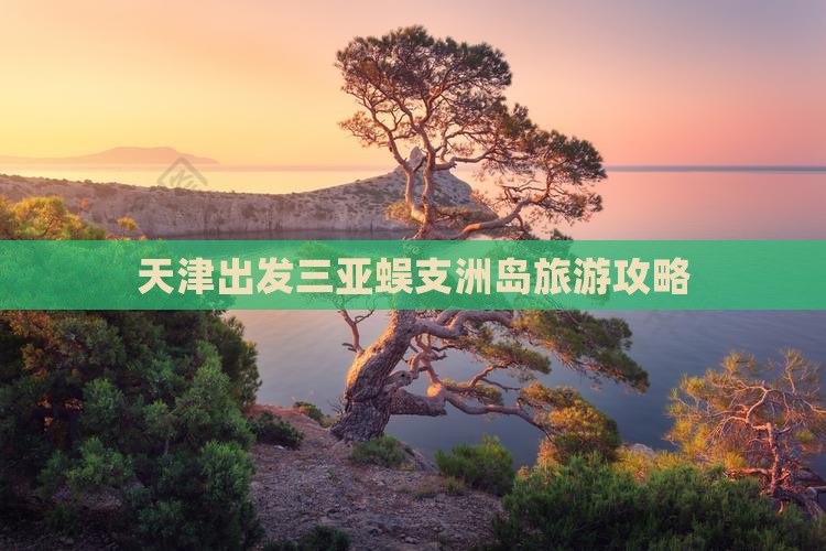 天津出发三亚蜈支洲岛哪里玩