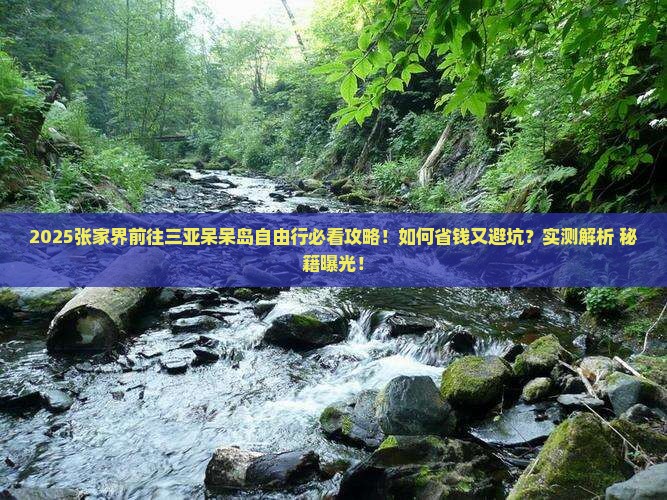 张家界前往三亚呆呆岛自由行