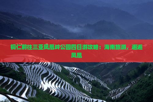 铜仁前往三亚凤凰岭公园四日游