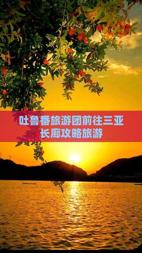 吐鲁番前往三亚椰梦长廊大型旅游团