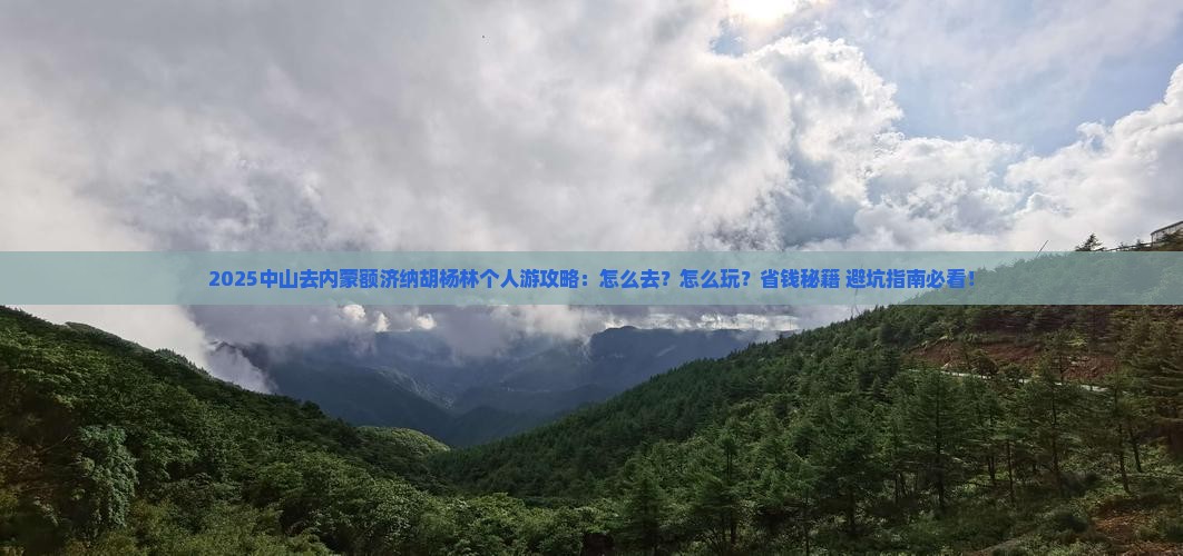 中山去内蒙额济纳胡杨林个人游