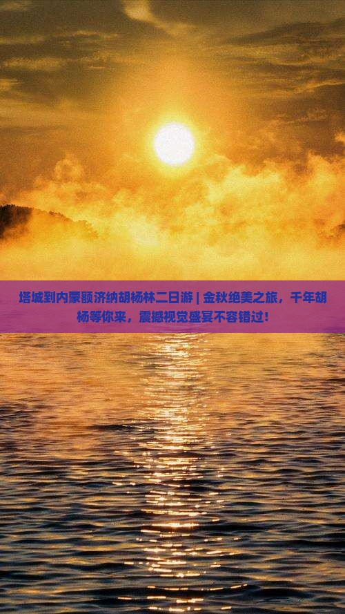 塔城到内蒙额济纳胡杨林二日游 塔城到内蒙额济纳胡杨林二日游