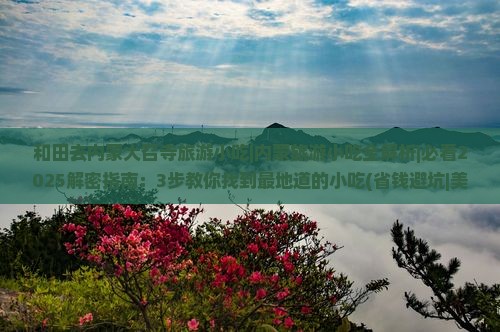 和田去内蒙大召寺旅游小吃