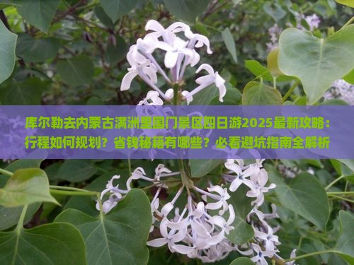 库尔勒去内蒙满洲里国门景区四日游